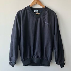 Fahrenheit V Neck Navy Blue Bomber Jacket